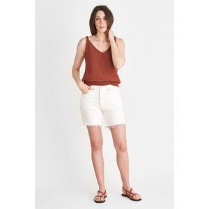 NWT Citizens of Humanity Bailey Loose Fit Shorts, White - Women's 27 / 4